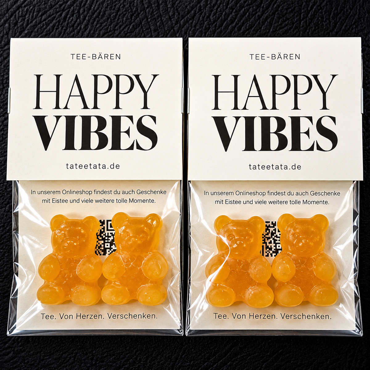 Oursons de thé « Happy Vibes » - Lot de 2 x 10 g - TaTeeTaTa