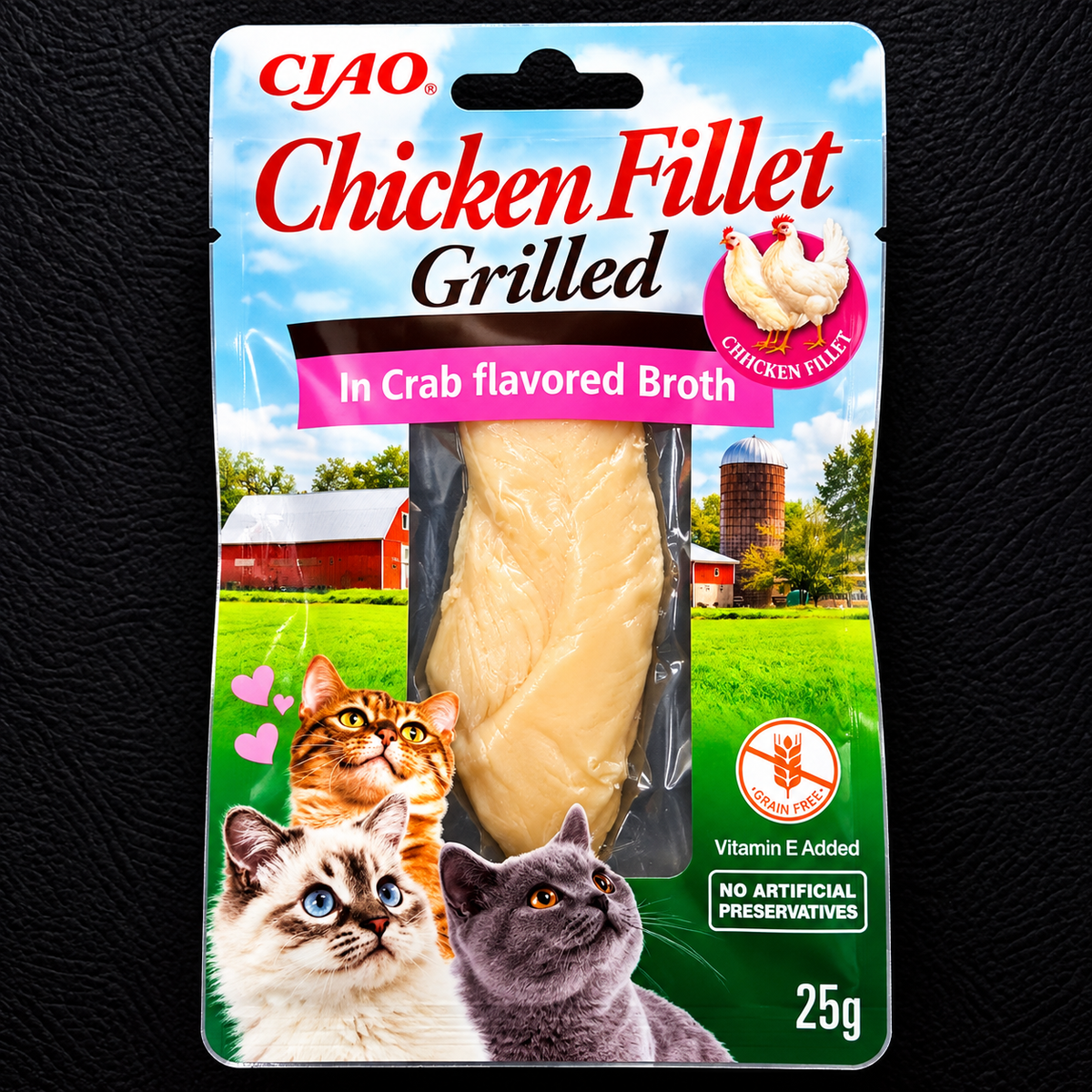 Filet de poulet au bouillon de crevettes - Friandise pour chats - Ciao Churu