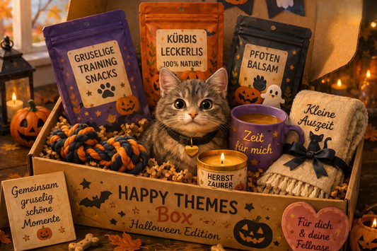 ✨ Happy Themes: Fièvre des Fêtes et éclat hivernal - l'avant-goût (Box individuelle pour chat & humain)